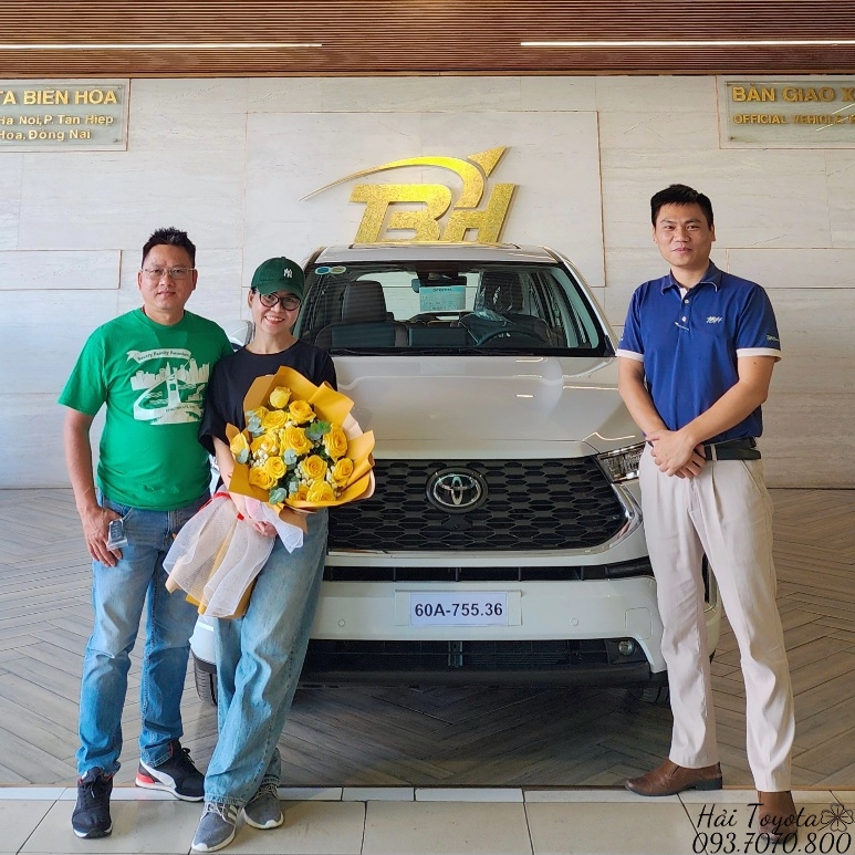 03/2025 - BÀN GIAO TOYOTA INNOVA CROSS 2.0 HYBRID VỀ VỚI ANH ĐÔNG (BIÊN HÒA). 